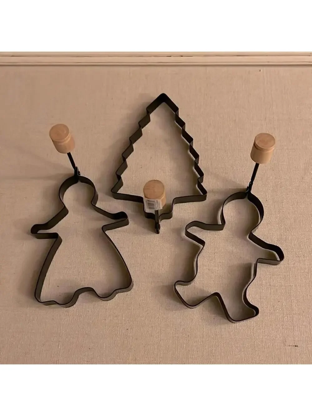 Norpro set of 3 Christmas pastry/ cookie/ pancake cutters NWT